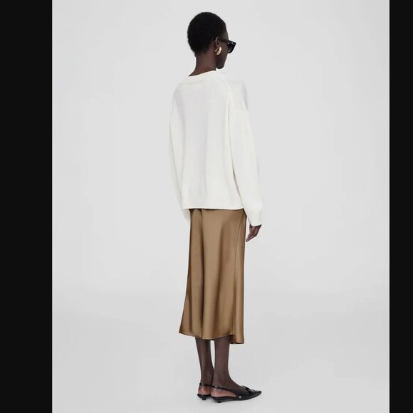 ANINE BING Bar Skirt in Sepia Size Small - Picture 3 of 6